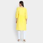 Ladies' Cotton Kurta, पीला, small image number null